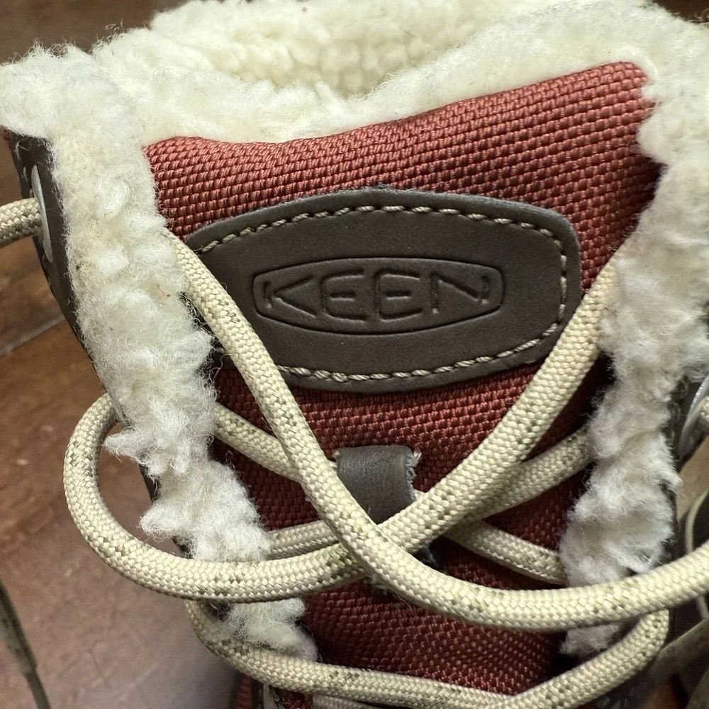 KEEN‎ Elsa Winter Waterproof Boots, Women's 5.5 W, Red Maroon 1017960
